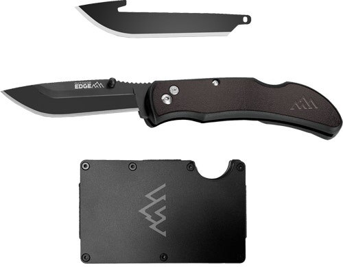 Outdoor Edge Cutlery Razor Folding Knife With Carry Wallet & 2 Blades P24RX30WL2C