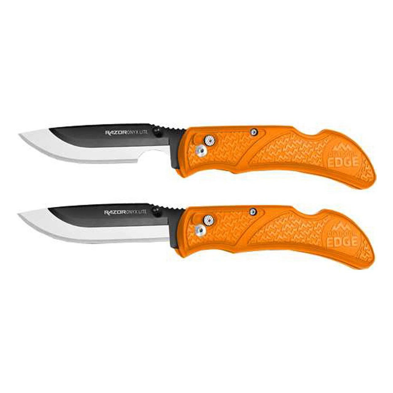 Outdoor Edge Razor Onyx 3" 2-Pack Knife Set with 2 Blades OE-P242OXB30-2C