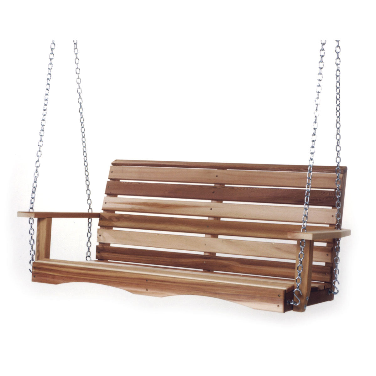 All Things Cedar Natural Handcrafted Red Cedar 4-Foot Porch Swing (Open Box)