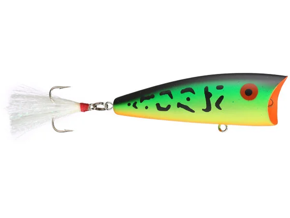 Rebel Pop-R Topwater Bait - 1/4 oz. 2.5" Firetiger