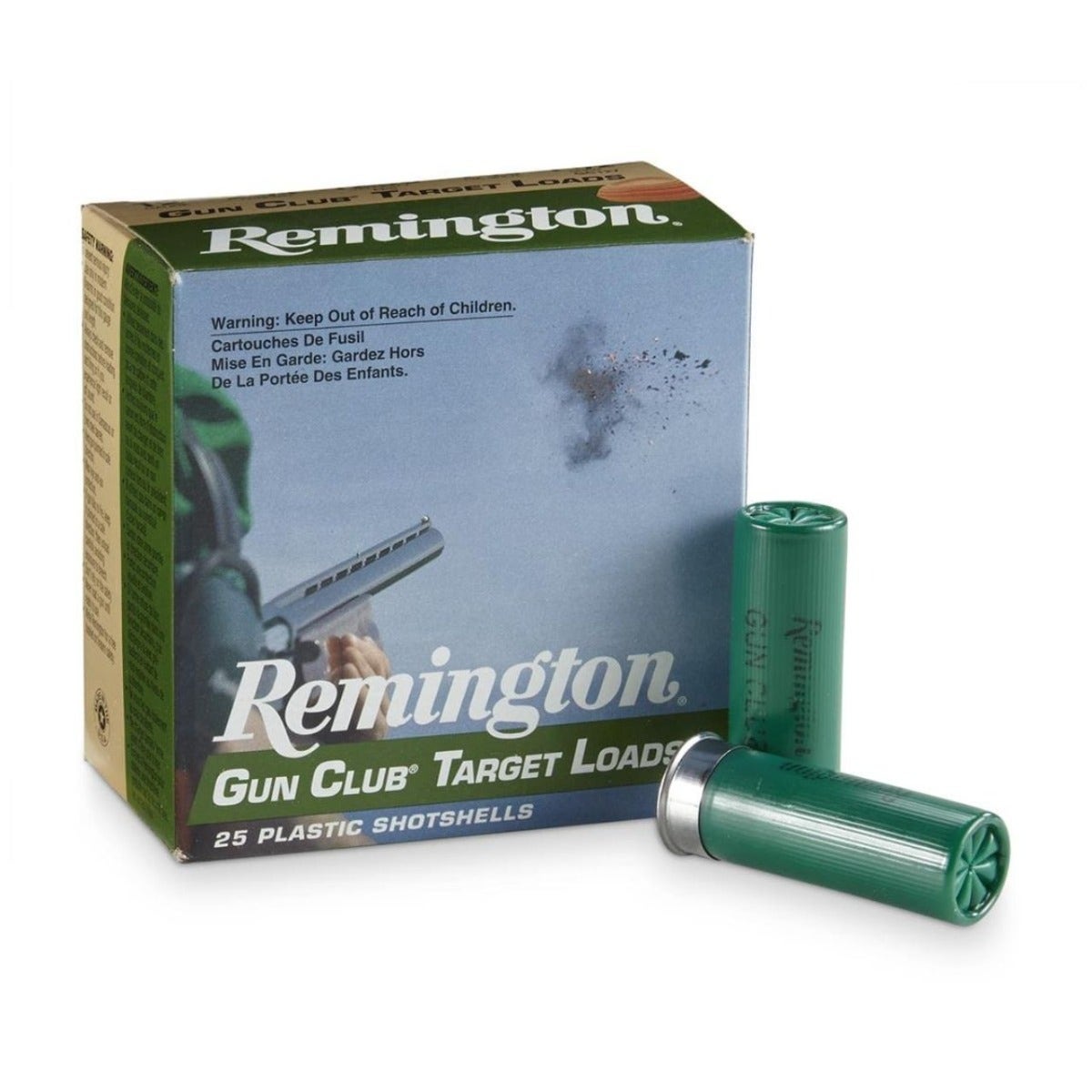 Remington Gun Club Target Loads 12Ga. 2 ¾” #7.5 Shot 25/Box