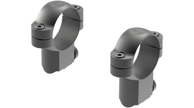 Leupold Ruger M77 Ring Mounts - 1" Super High Matte Black