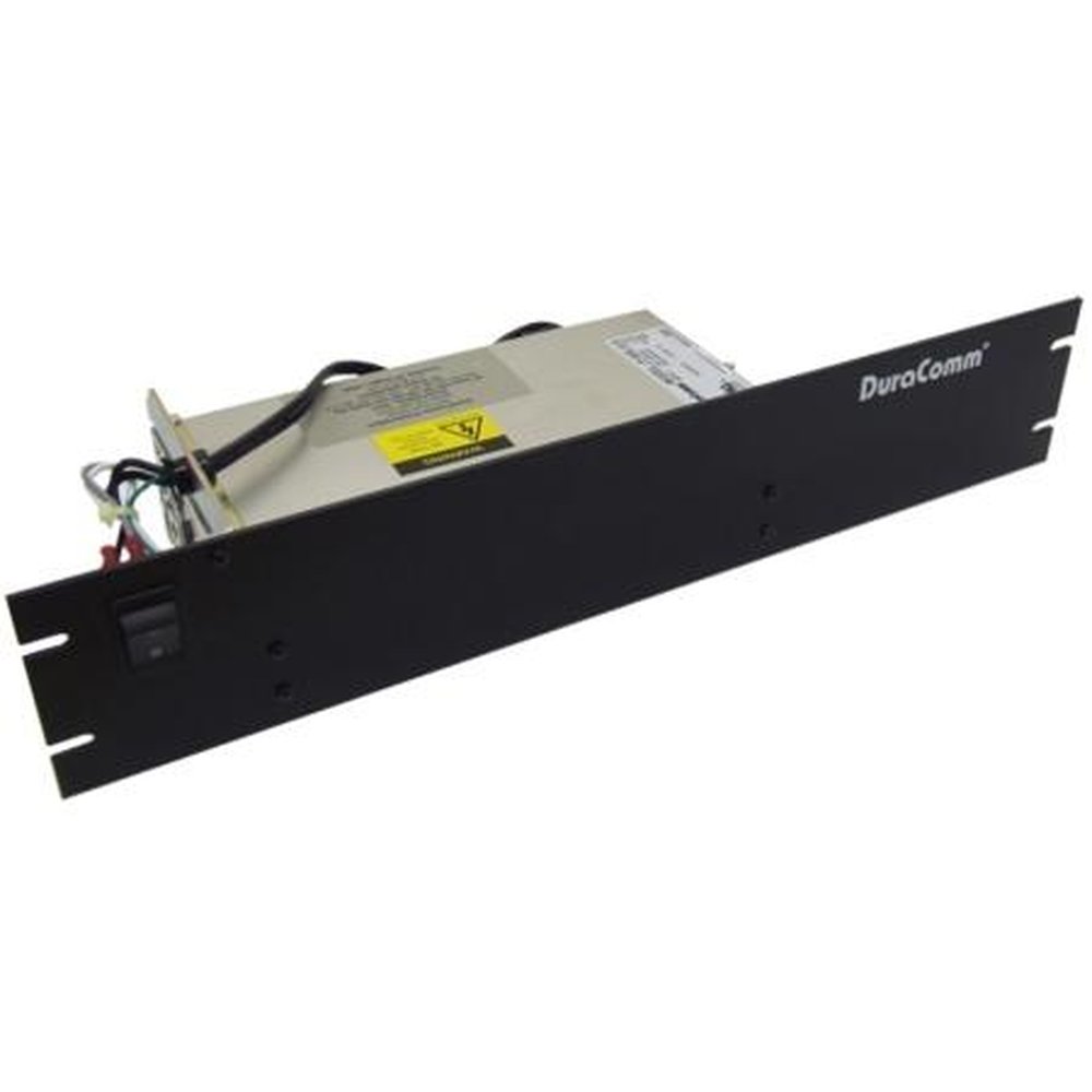 DURACOMM RMSL-5012 19" 2U Rack Mount 12VDC 50A AC-DC Power Supply