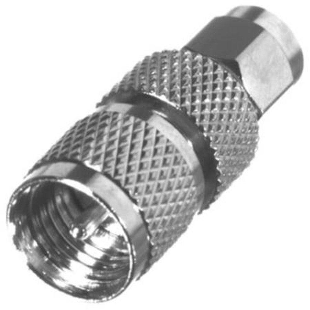 RF RSA-3451 INDUSTRIES SMA Male to Mini UHF Male Straight Adapter.Nickle Plated Body, Gold Plated Contacts