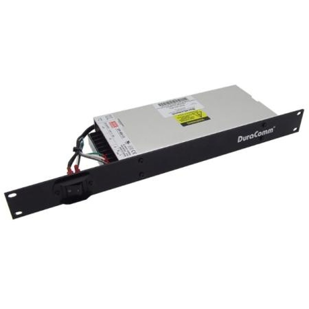 DURACOMM RU1-2012 Rack Mount Power Supply.85-264 VAC Input, 12-15 VDC Adjustable Output.20 Amps Continuous