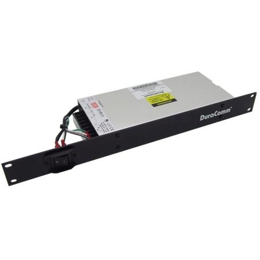 DURACOMM RU1-4012 Rack Mount Power Supply.85-264 VAC Input, 12-15 VDC Output.40 Amps Continuous