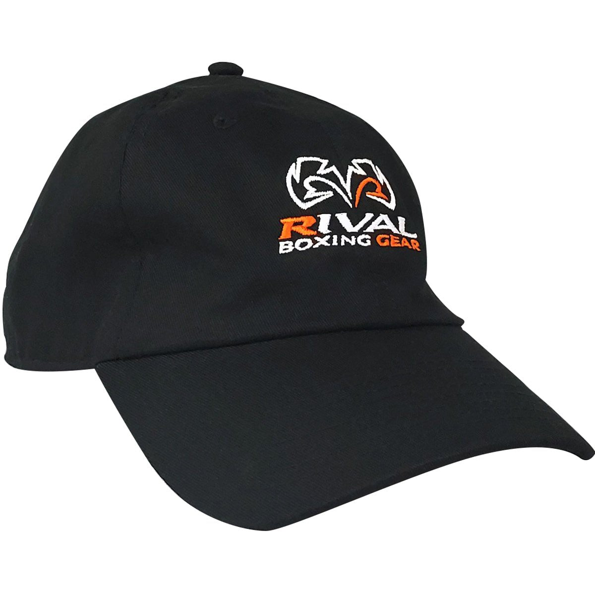 Rival Boxing Logo Baseball Cap - Black/Orange/White