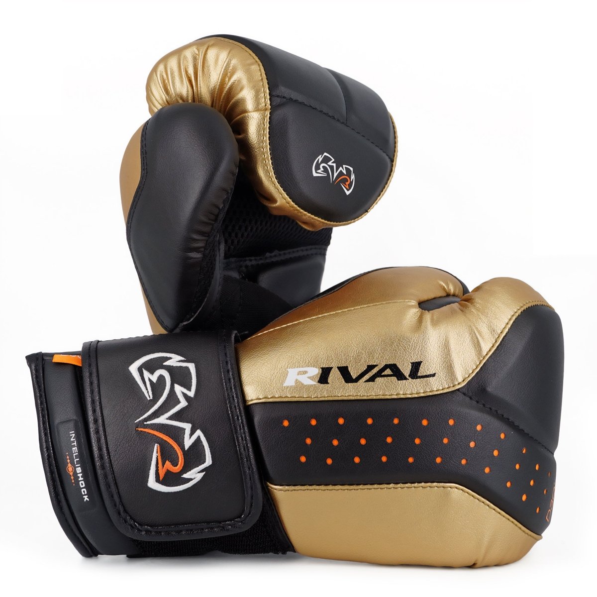 RIVAL Boxing RB10 Intelli-Shock Hook and Loop Bag Gloves