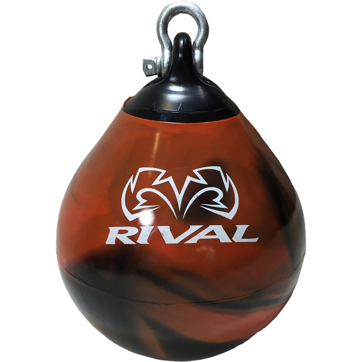 Rival Boxing Aqua Head Hunter Punching Bag - 9 in. - Black/Orange