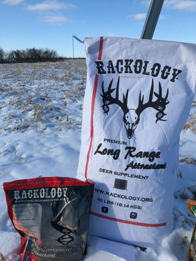 RACKOLOGY'S "TOTAL PACKAGE" Premium Supplement & Attractant 40lb
