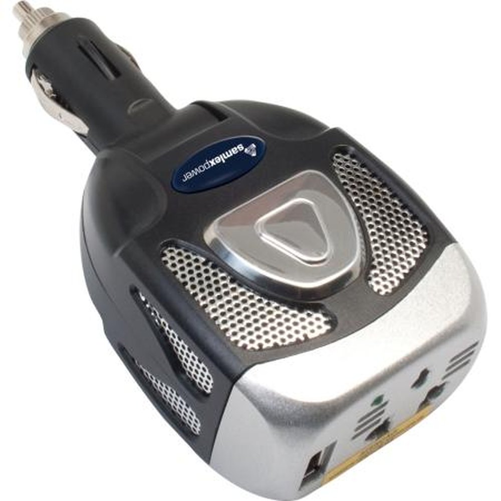 SAMLEX SAM-100-12 DC to AC Power Inverter.100W Continuous, 200W Intermittent.Modified Sine Wave.universal Outlet for Different AC Plugs.USB Port &
