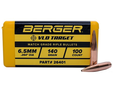 Berger Bullets VLD Target 26401 6.5mm 140 gr Bullets-100cnt