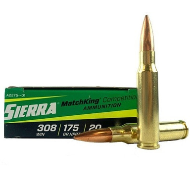 Sierra MatchKing Competition 308 Win 175gr 20Rnd Rifle Ammunition