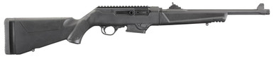 Ruger PC Carbine 9mm Luger 16in Black Hardcoat Anodized Barrel 10+1Rnd Black Synthetic Fixed Stock Semi-Auto Rifle