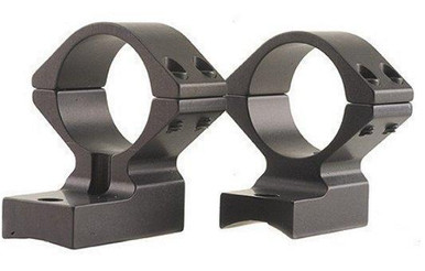 Talley 950734 Rings-Base Set For Weatherby Mark V 1" High Black Matte Finish
