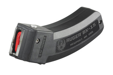 Ruger BX-15 10/22-SR22-American Rimfire .22LR 15Rnd Black Plastic Magazine