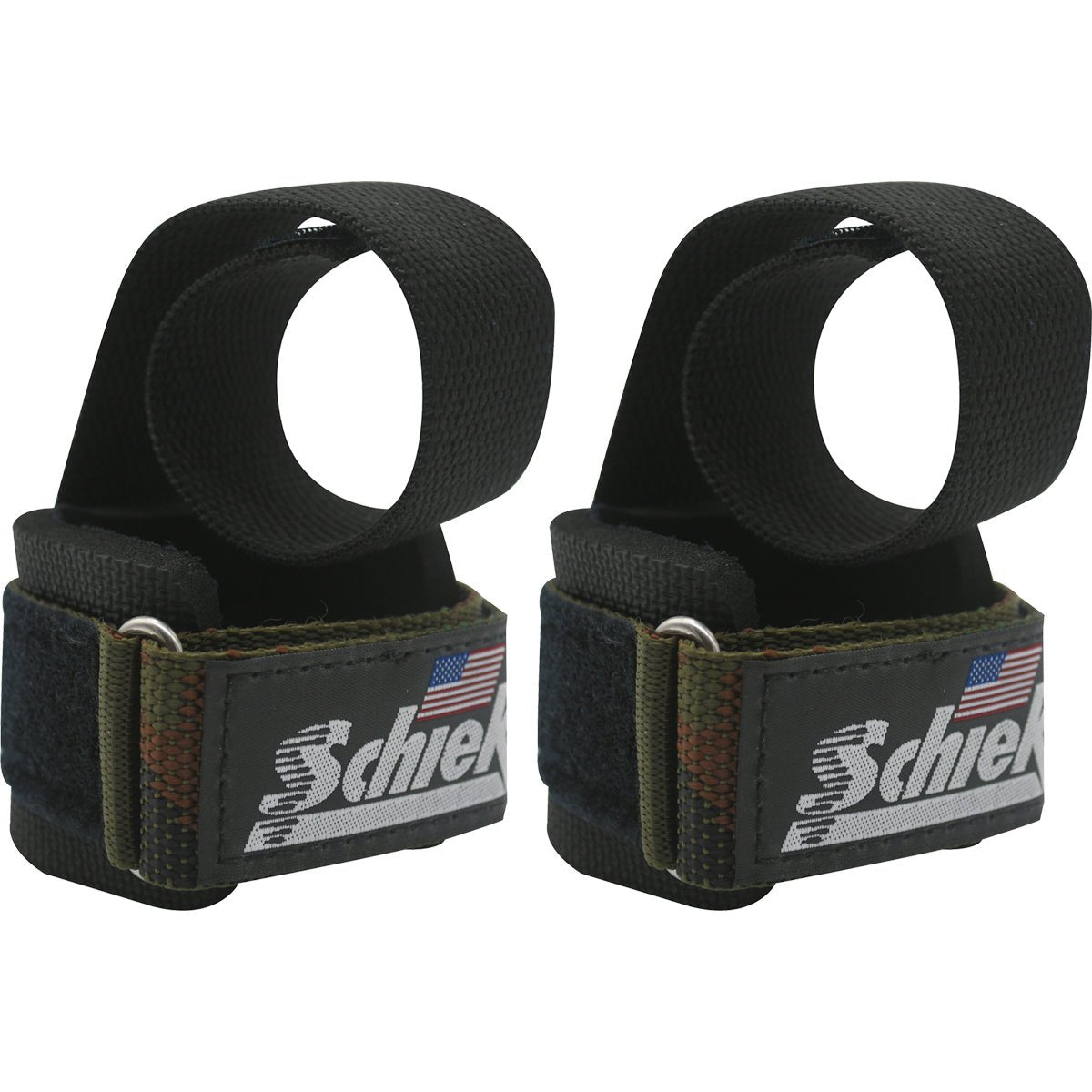Schiek Sports Model 1000PLS Power Weight Lifting Straps - Camo
