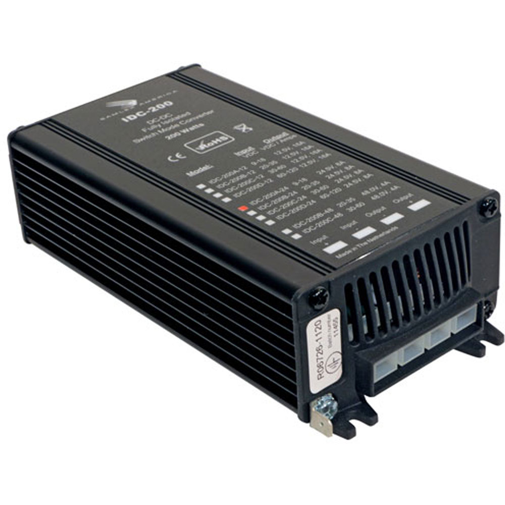 SAMLEX IDC-200C-12 Step Down Isolated Switch Mode Converter.30-60 VDC Input 12.5V Output.16 Amps