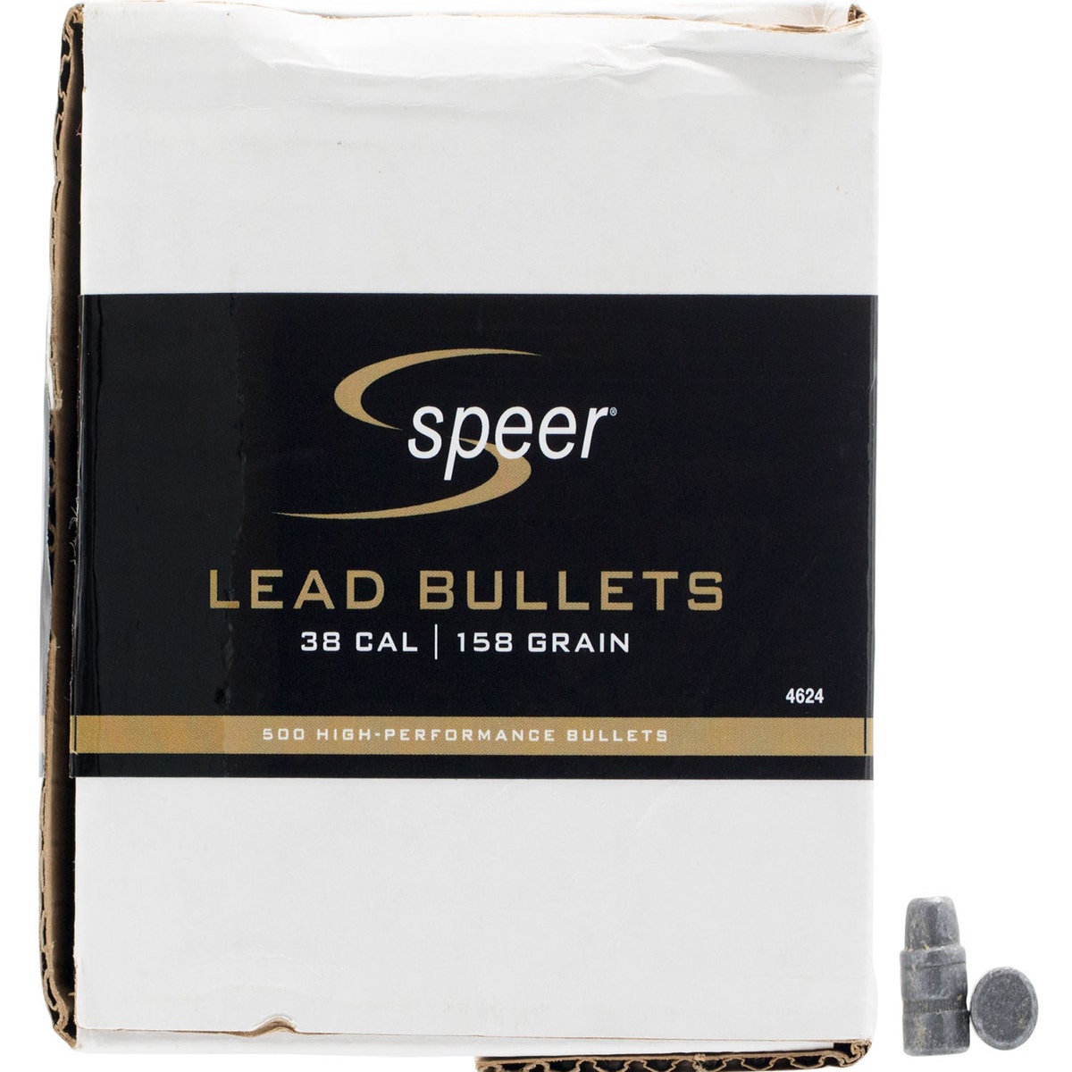 Speer Lead SWC 38/357 Cal 158 Gr 500/Box