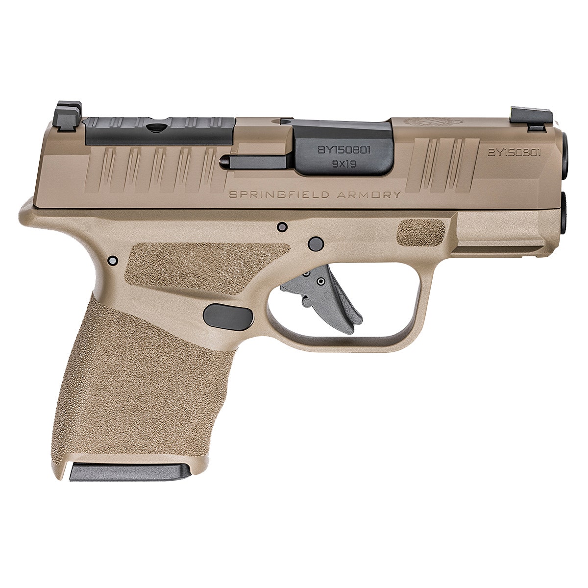 Springfield Hellcat Micro-Compact OSP 9MM Pistol, Desert Flat Dark Earth 3"