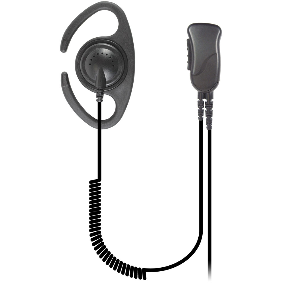 Pryme SPM-1230SC C-ring Style Earpiece for 2-Pin Icom Radios