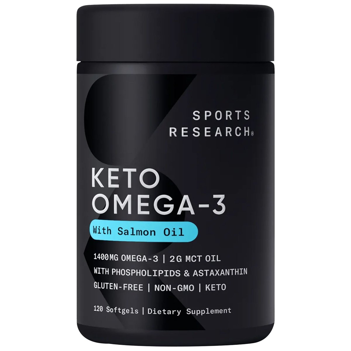 Sports Research Keto Omega Dietary Supplement - 120 Softgels