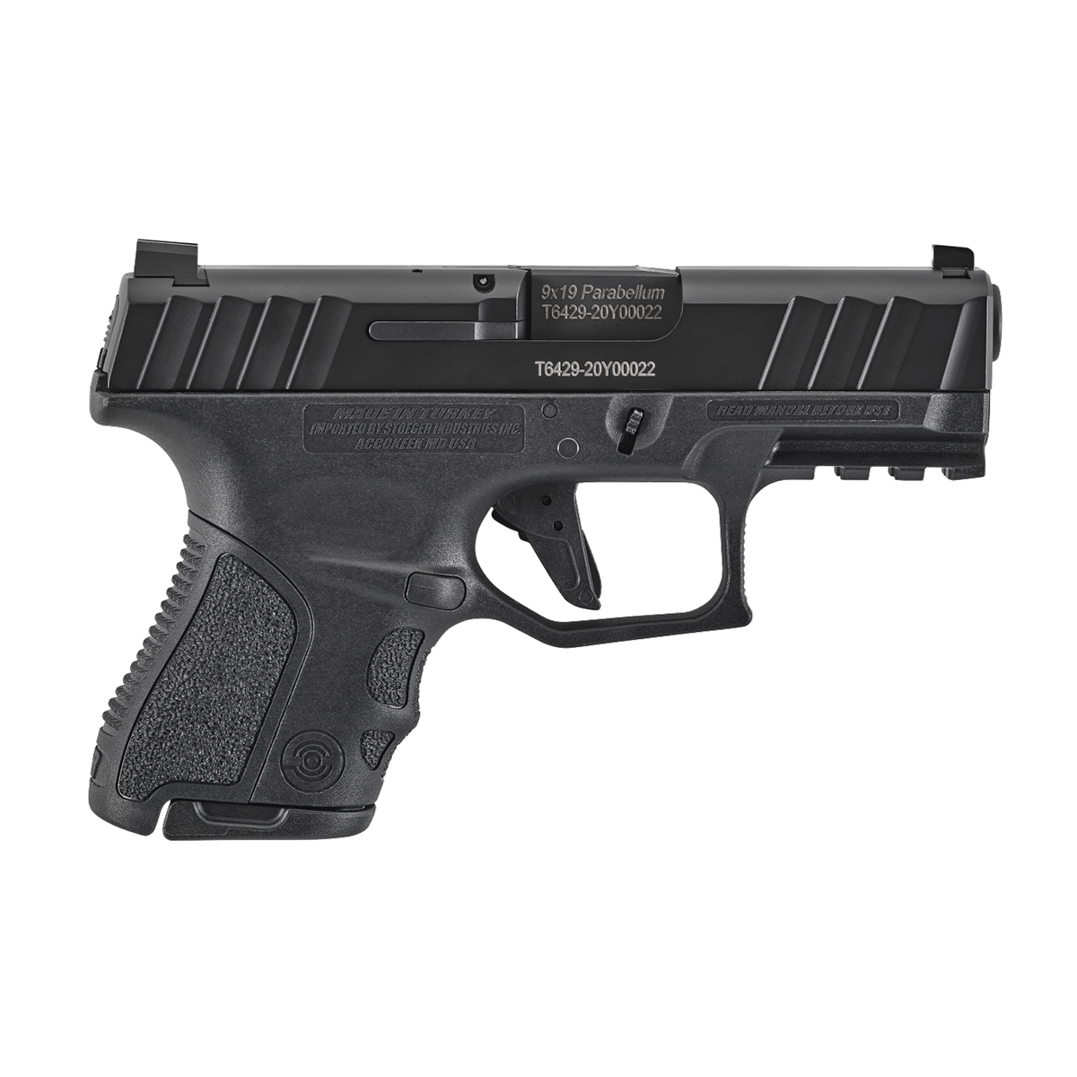Stoeger STR-9SC Sub Compact 9MM Pistol, Black 3.5" 10+1