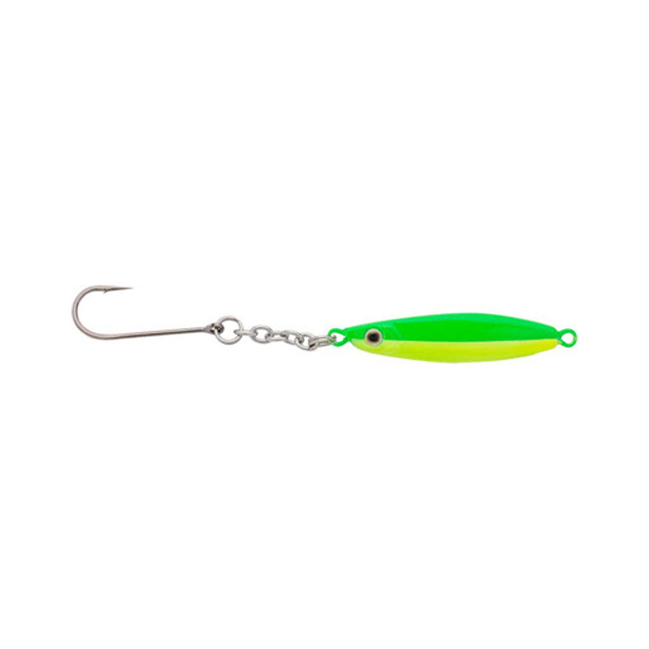 Strike King Mr. Crappie Chick'n Chain - 1/4 oz. Lime-N-Ator