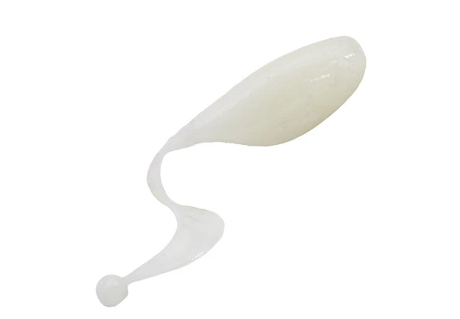 Strike King Mr. Crappie Crappie Cutter Soft Plastic - 1.5" White