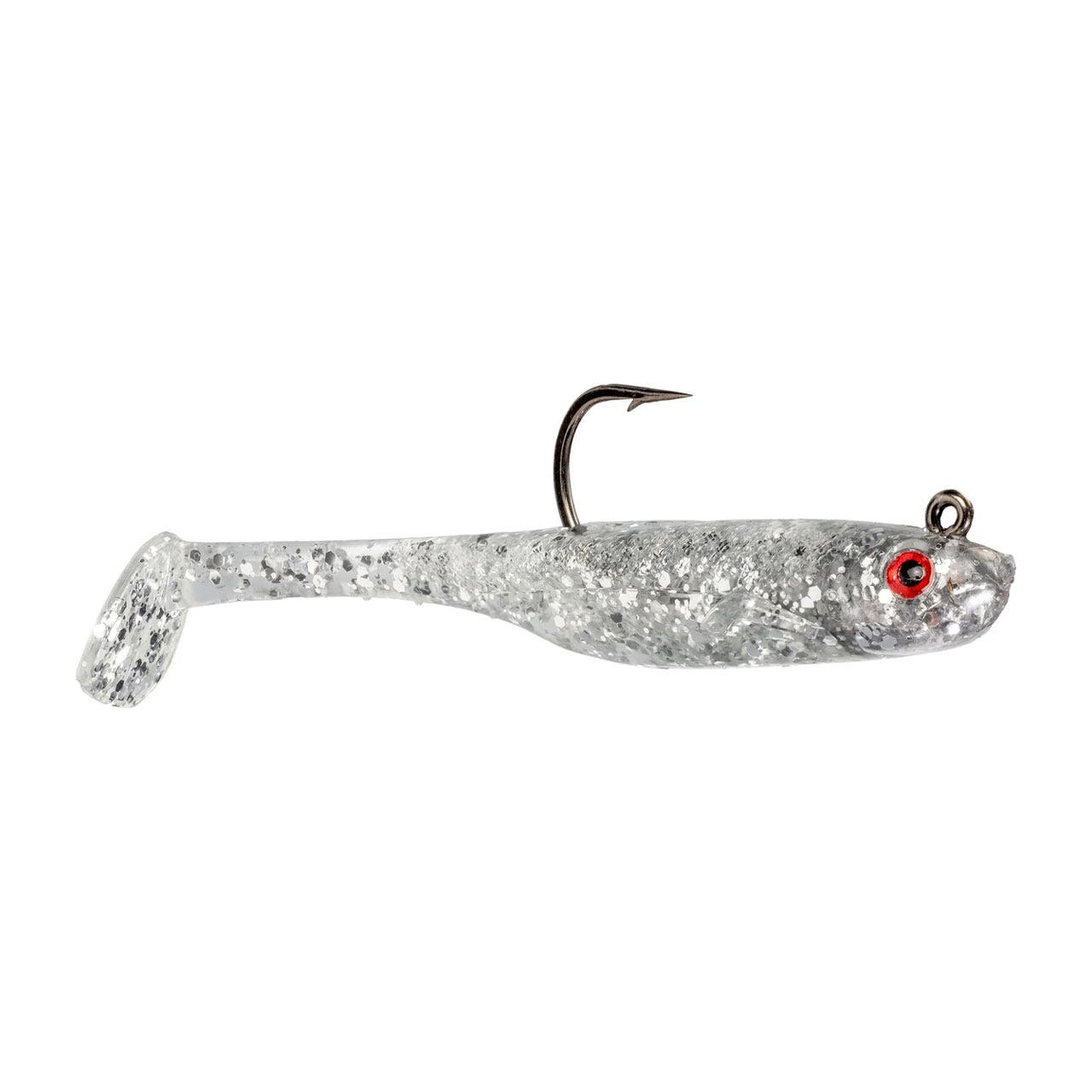 Strike King Homing Minnow Swimbait - 4" 3/8 oz Carolina Chrome