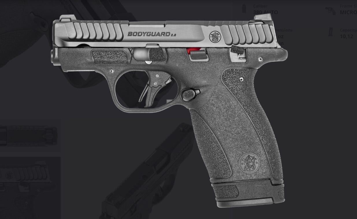 Smith & Wesson Bodyguard 2.0 Series 380 ACP 13926