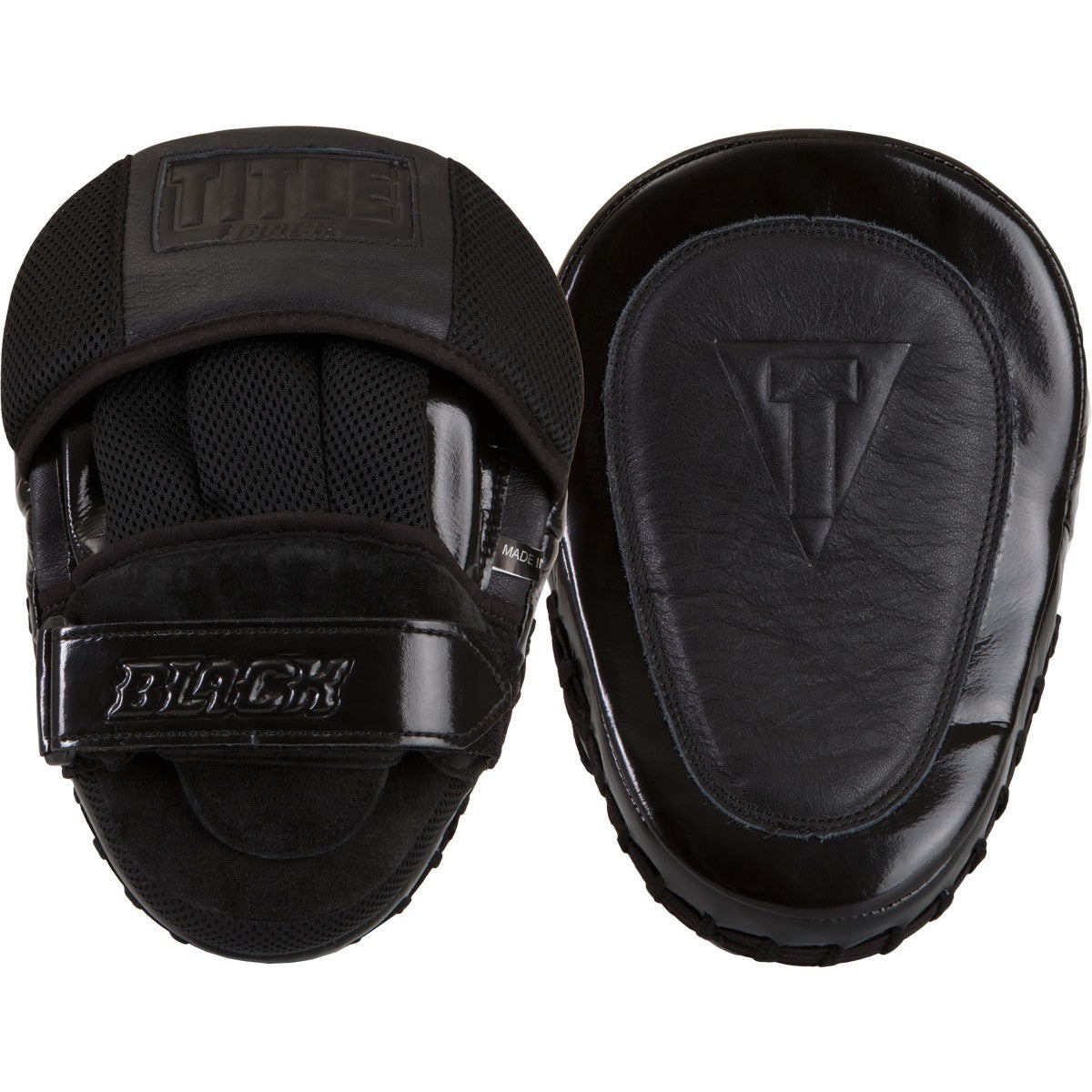 Title Boxing Black Blast Punch Mitts - Black