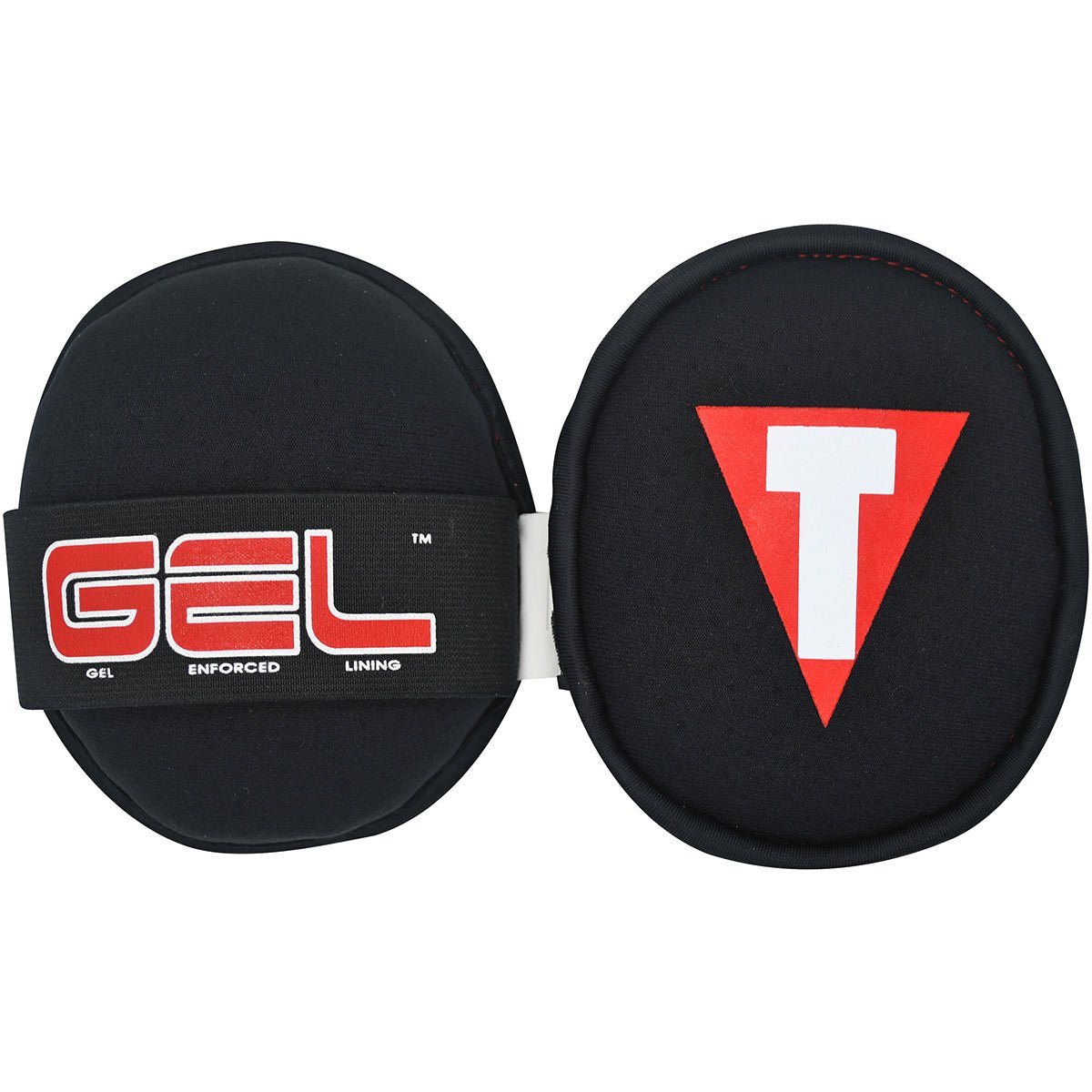 Title Boxing Gel Palm Training Pads - Black/Red