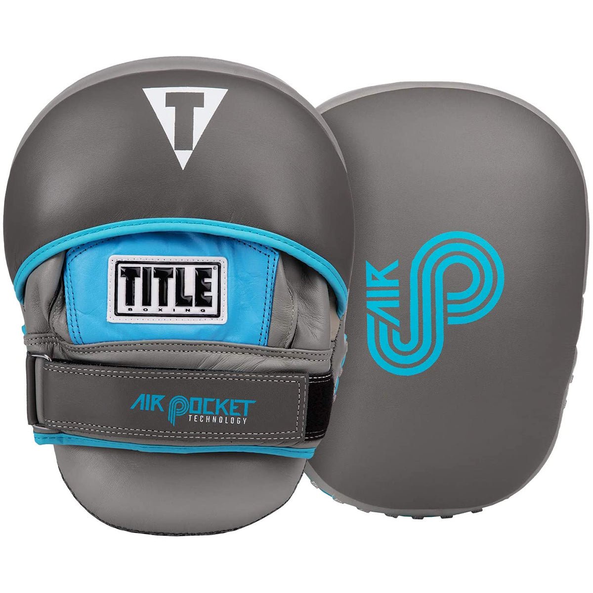 Title Boxing Air Pocket Technology Punch Mitts - Gray/Light Blue