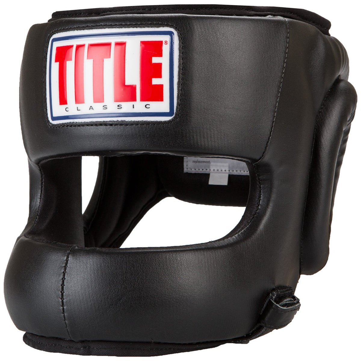 Title Classic Face Protector Boxing Headgear with Velcro Back - Adult