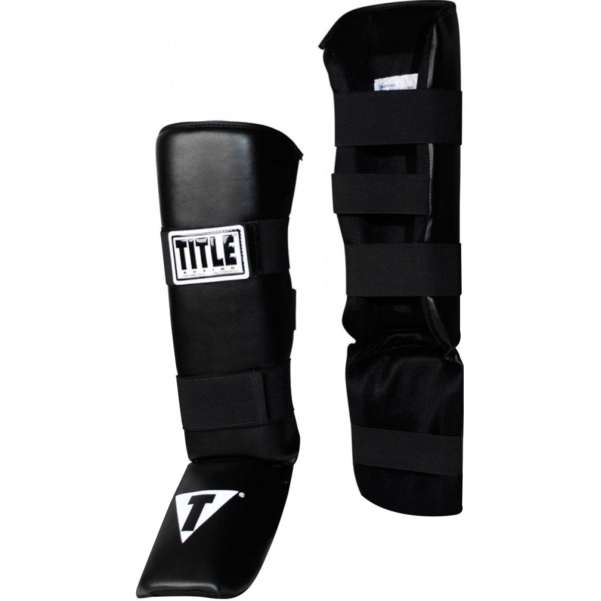 Title Vinyl Shin/Instep Guards-Adult