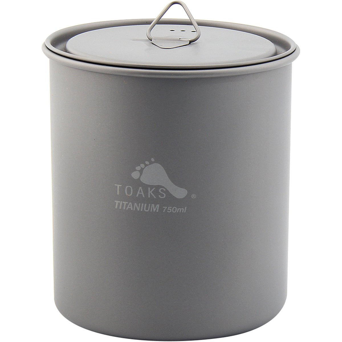 TOAKS Titanium 750ml Outdoor Camping Cook Pot without Handle POT-750-NH