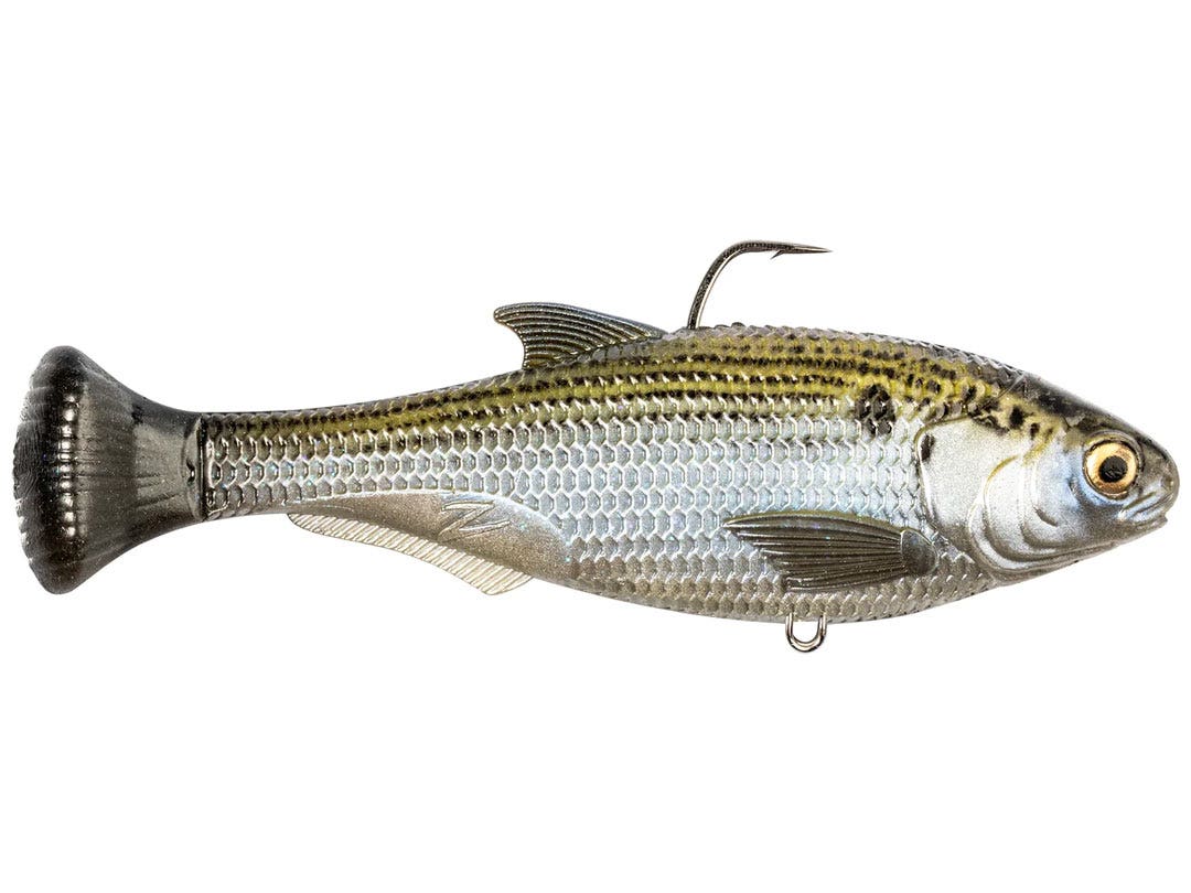 Z-Man Shadtron Lt Slow Sink Swimbait - 4.5" Mossback