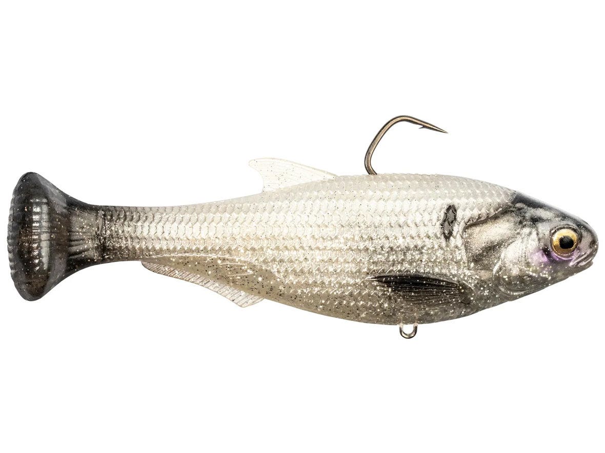 Z-Man Shadtron Lt Slow Sink Swimbait - 6" Sight Flash