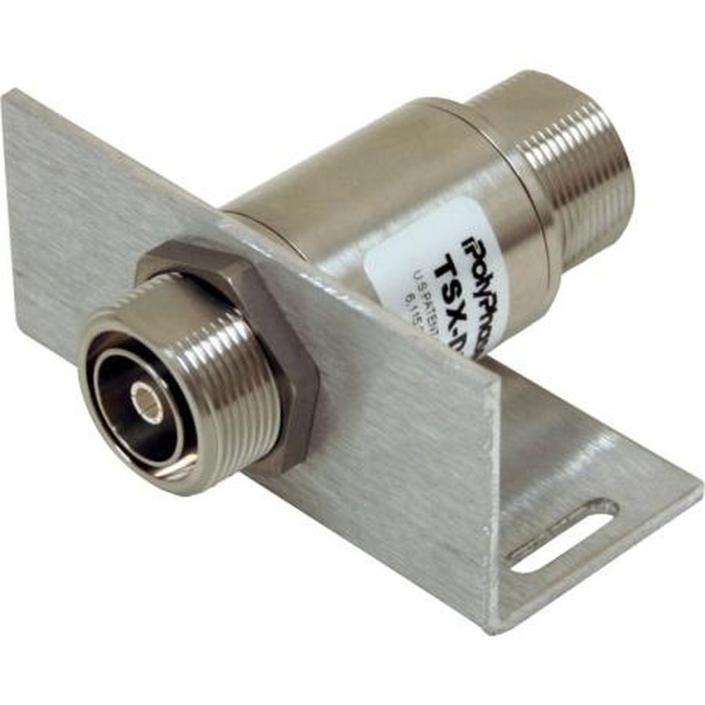 POLYPHASER TSX-DFF-BF 698-2700 Mhz Low PIM Coaxial Protector.750 Watt RF Power.DIN Female Connectors on Antenna & Equipment Ports