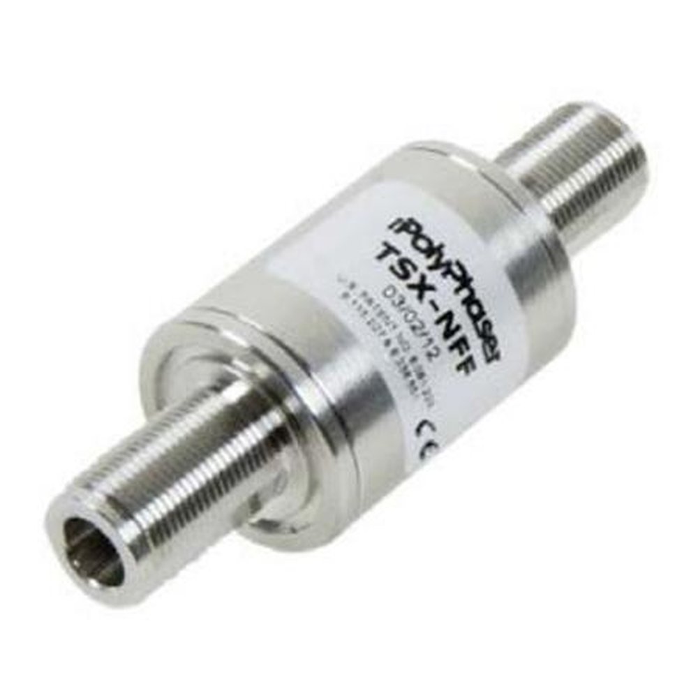 POLYPHASER TSX-NFF 698-2700 Mhz Coaxial Protector.500 Watt RF Power.N Female on Antenna Side, N Female on Equipment Side
