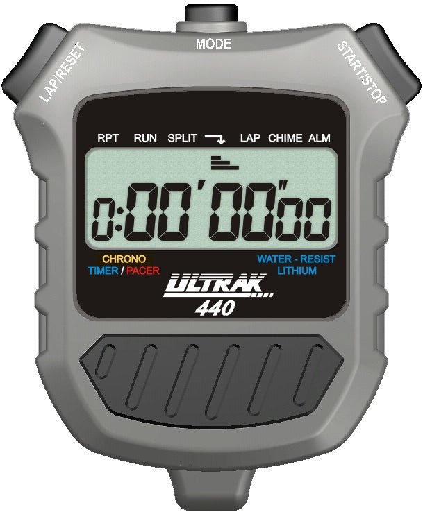 Ultrak 440 Countdown Timer & Lap or Cumulative Stopwatch