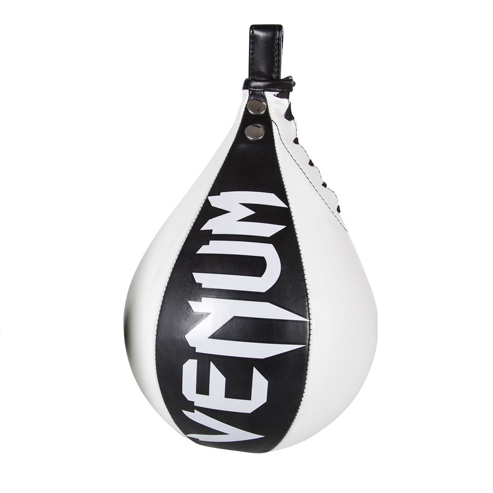 Venum Premium Skintex Leather Speed Bag - Black/Ice