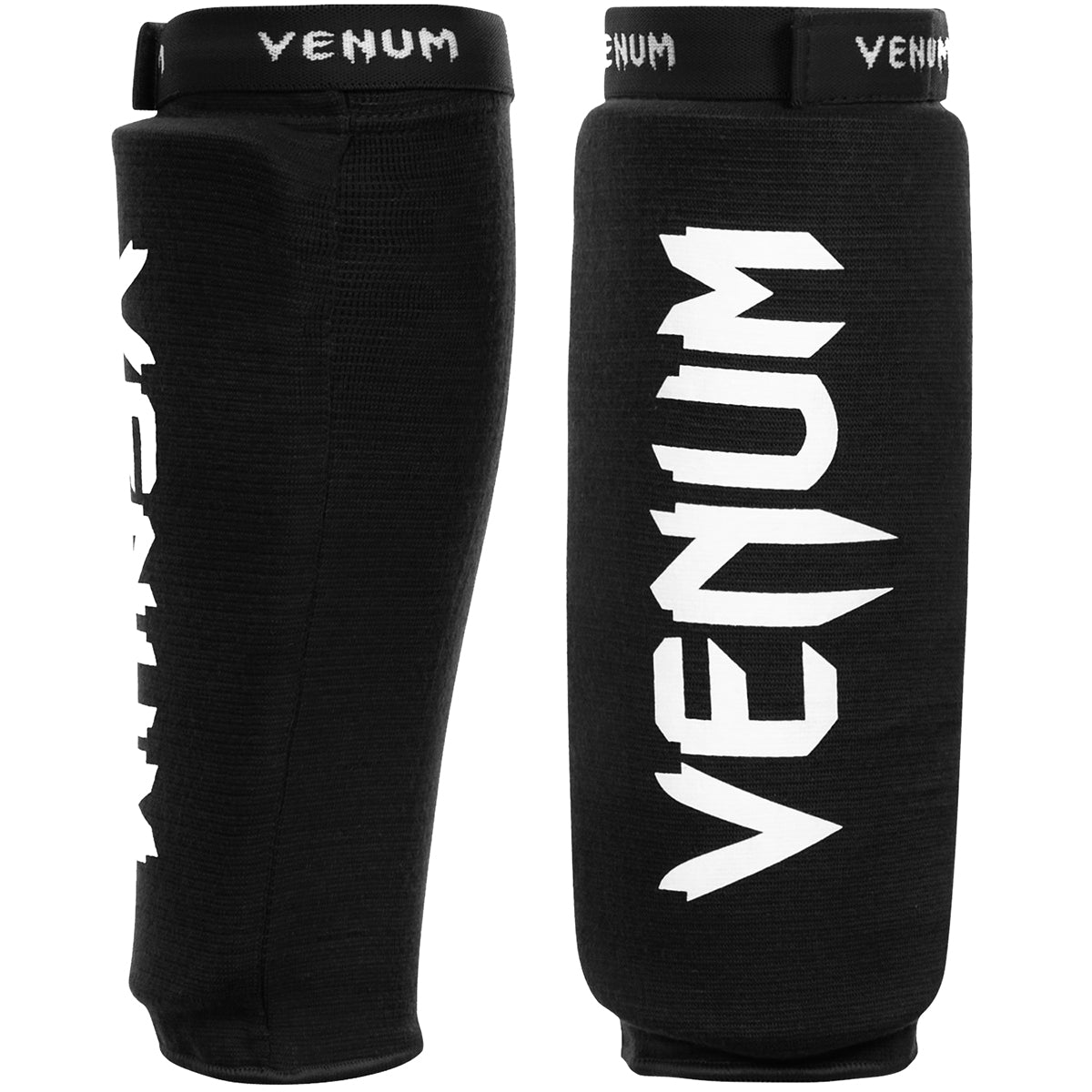 Venum Kontact Protective Slip-On MMA Shin Guards - Black