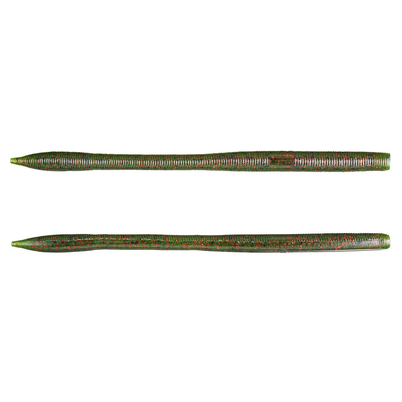 Yamamoto Sensei Straight Tail Worm - 6.5" Watermelon Black & Red Flake