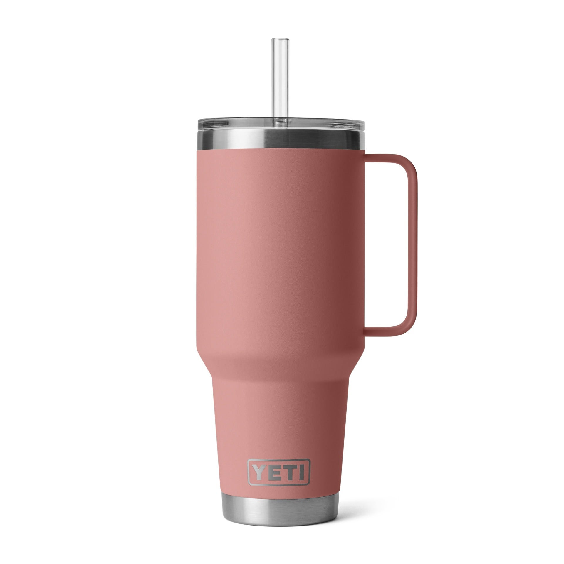 Yeti Rambler 42 oz. Straw Mug - Sandstone Pink