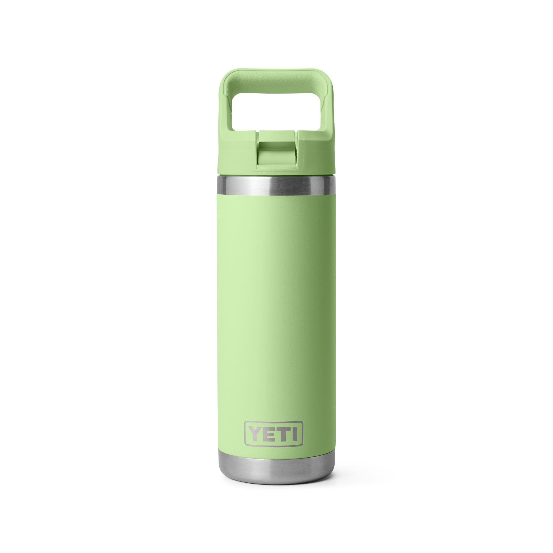 YETI Rambler 18 oz Bottle w/Color-Matched Straw Cap - Key Lime