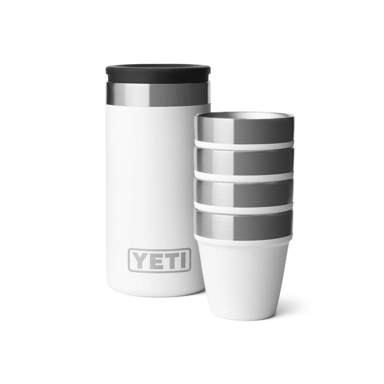 YETI Shot Glasses and Case - White