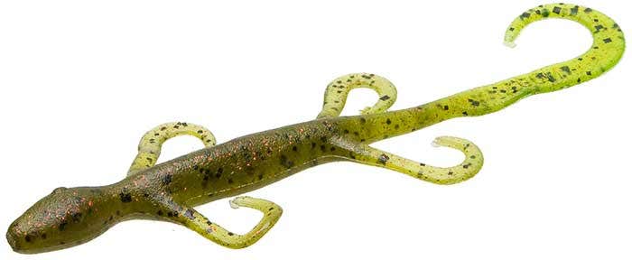 Zoom 6" Lizard - Watermelon Red Chartreuse