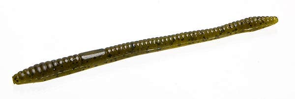 Zoom Finesse Worm - Green Pumpkin